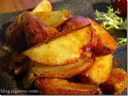 Butter-roasted potatoes with cumin, chilies, and salt